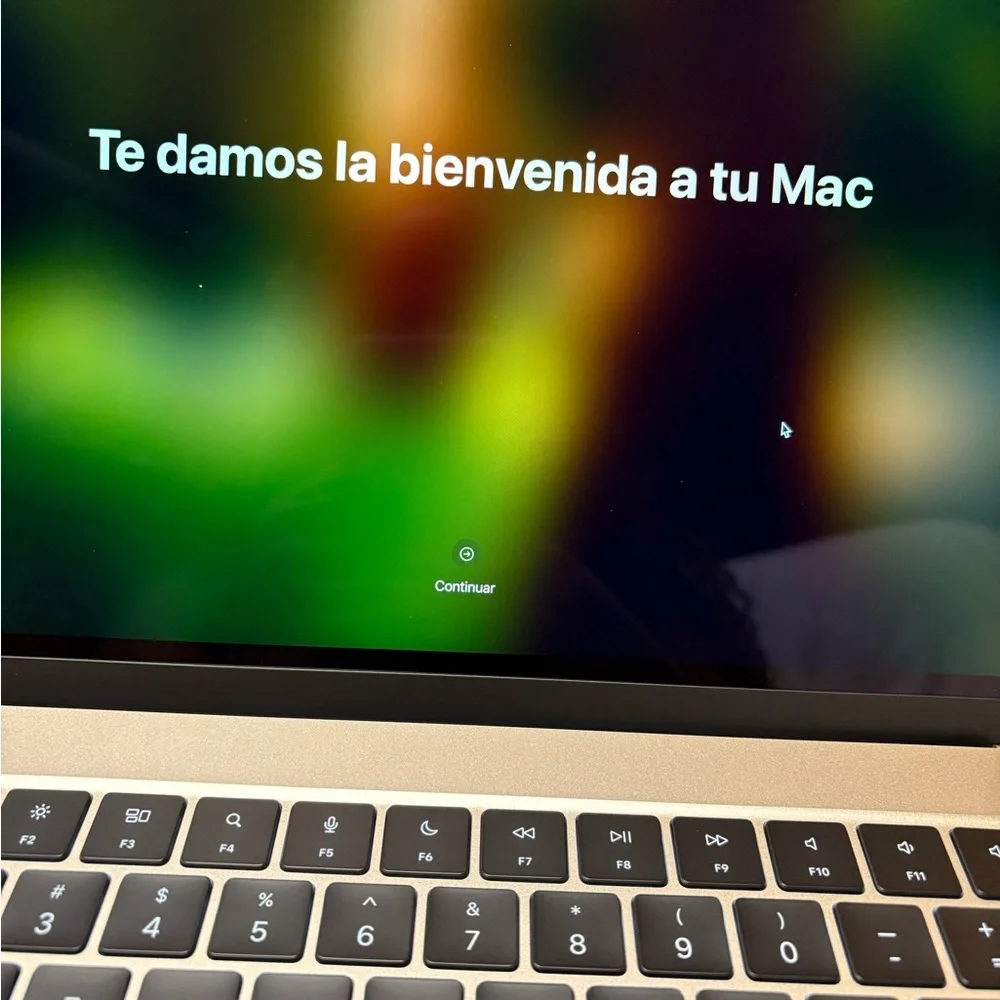 Apple MacBook with Black and Silver Finish